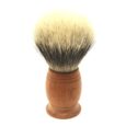 Wooden Handled Pure, Silver Tip Badger Hair Shaving Brush