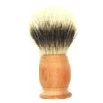 Wooden Handled Pure, Silver Tip Badger Hair Shaving Brush