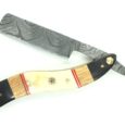 The “Scimitar” – Damascus Steel Straight Razor