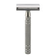 Feather Stainless Steel Double Edge Razor With Stand