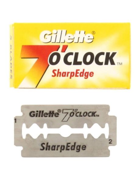 gillette-7-oclock-sharpedge-double-edge-razor-blades