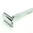 Silver Chrome-Plated Traditional Safety Razor