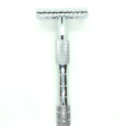Silver Chrome-Plated Traditional Safety Razor