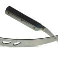 Silver Straight Razor Shavette