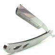 Silver Straight Razor Shavette