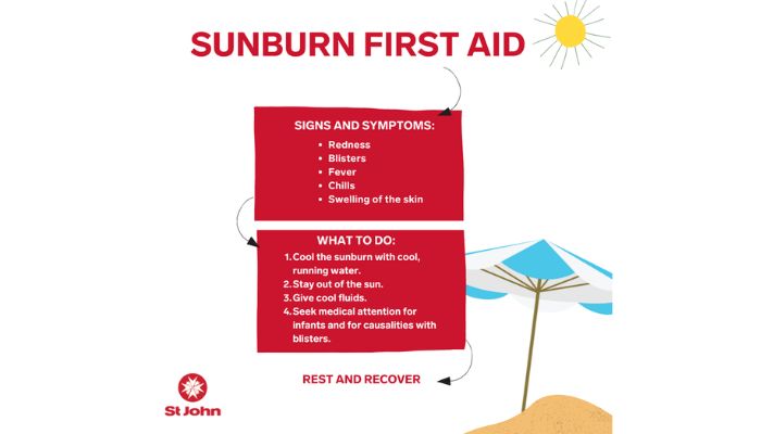 sunburn first aid